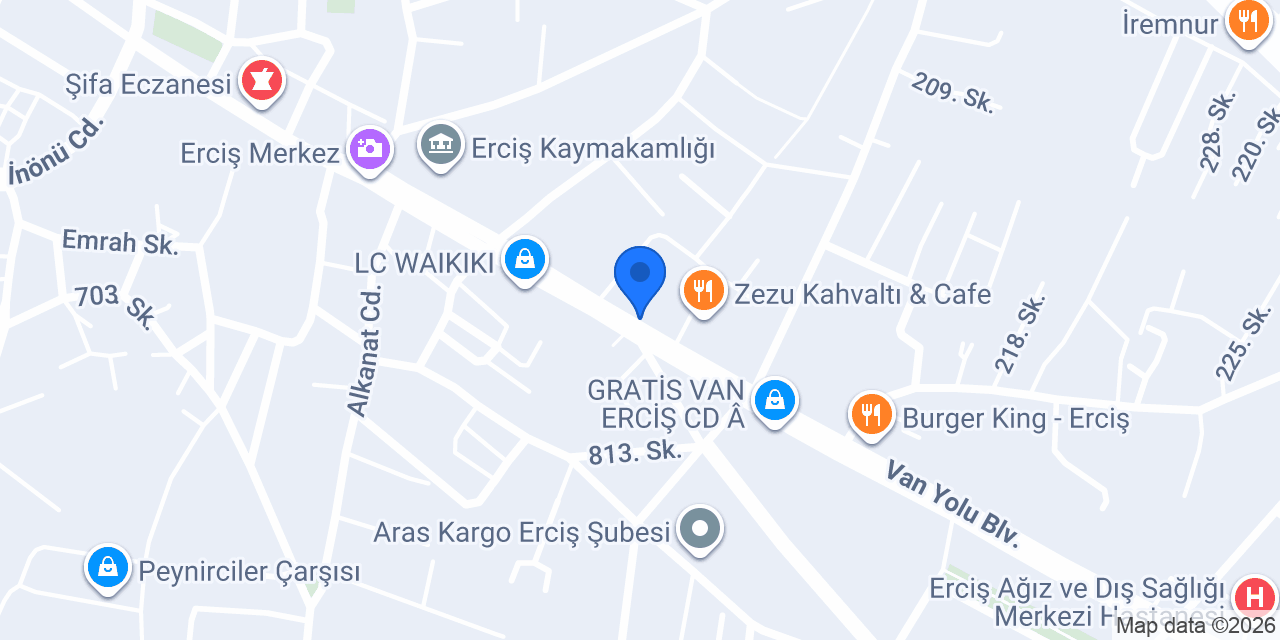 Setrinur Erciş konumu