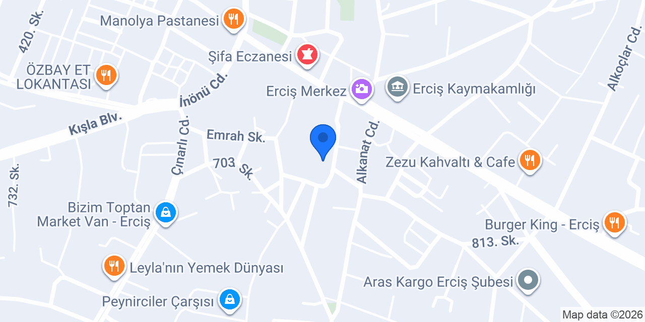 MEDET EMLAK konumu