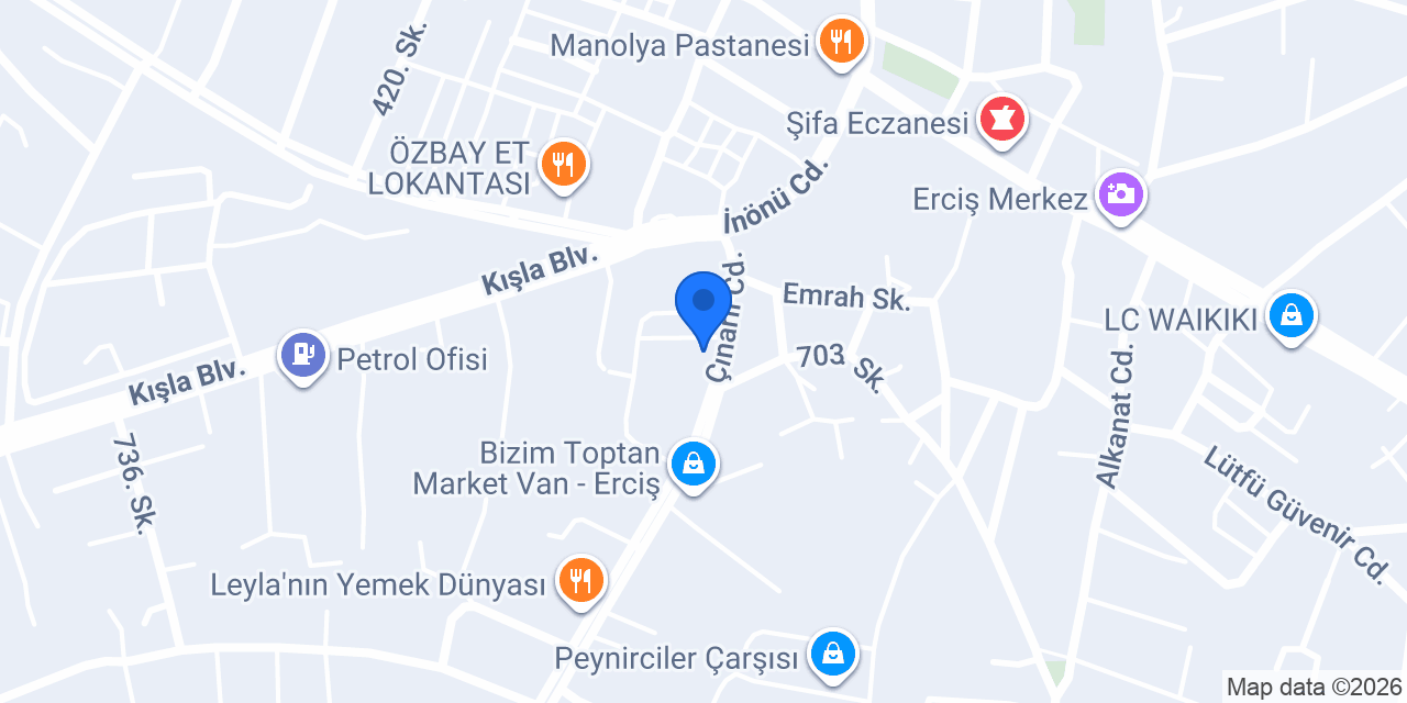 Öz Ustam Döner konumu