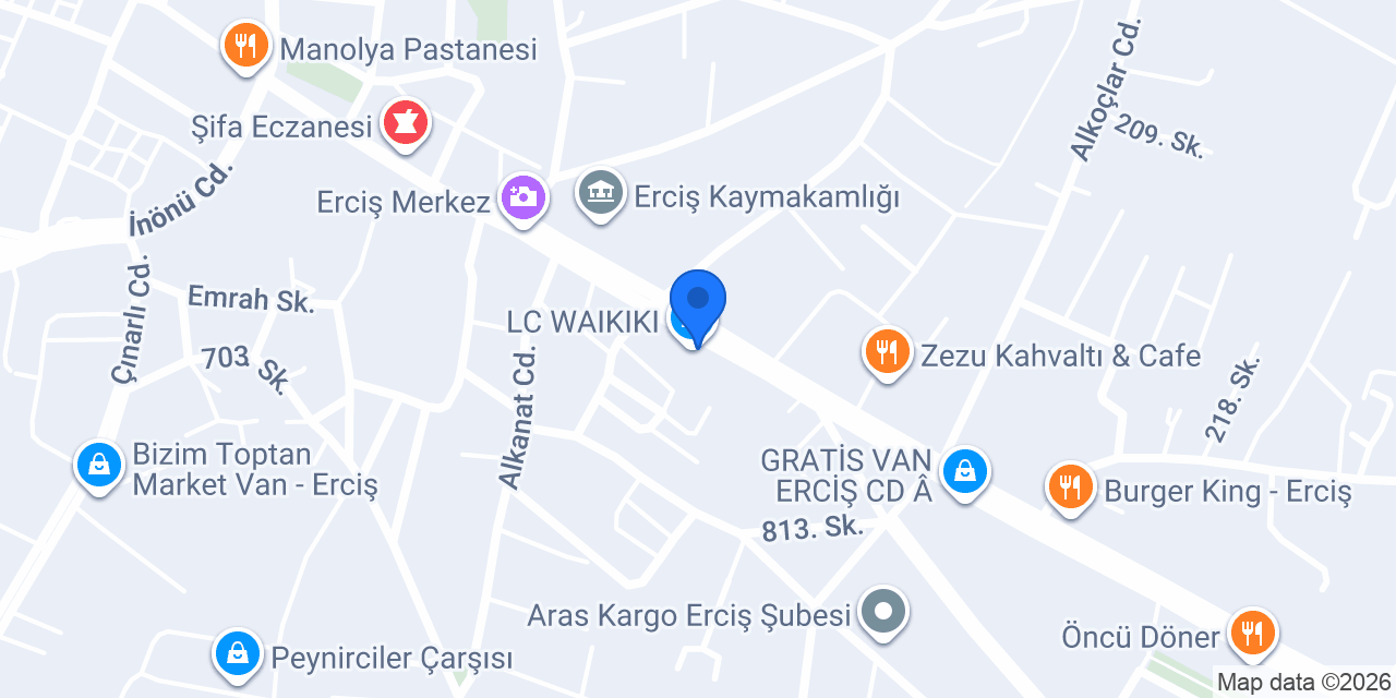 Erciş 2. Noterliği konumu