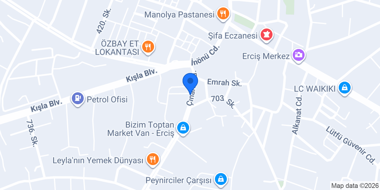 İtimat Taksi Durağı konumu