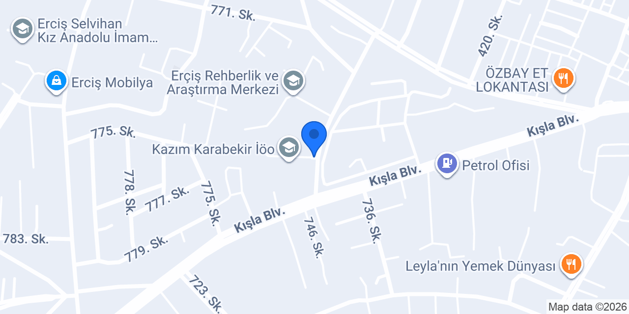 Erciş Yapı inşaat konumu