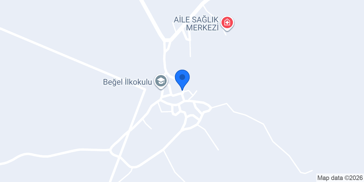 Beğel Köyü Muhtarlığı konumu