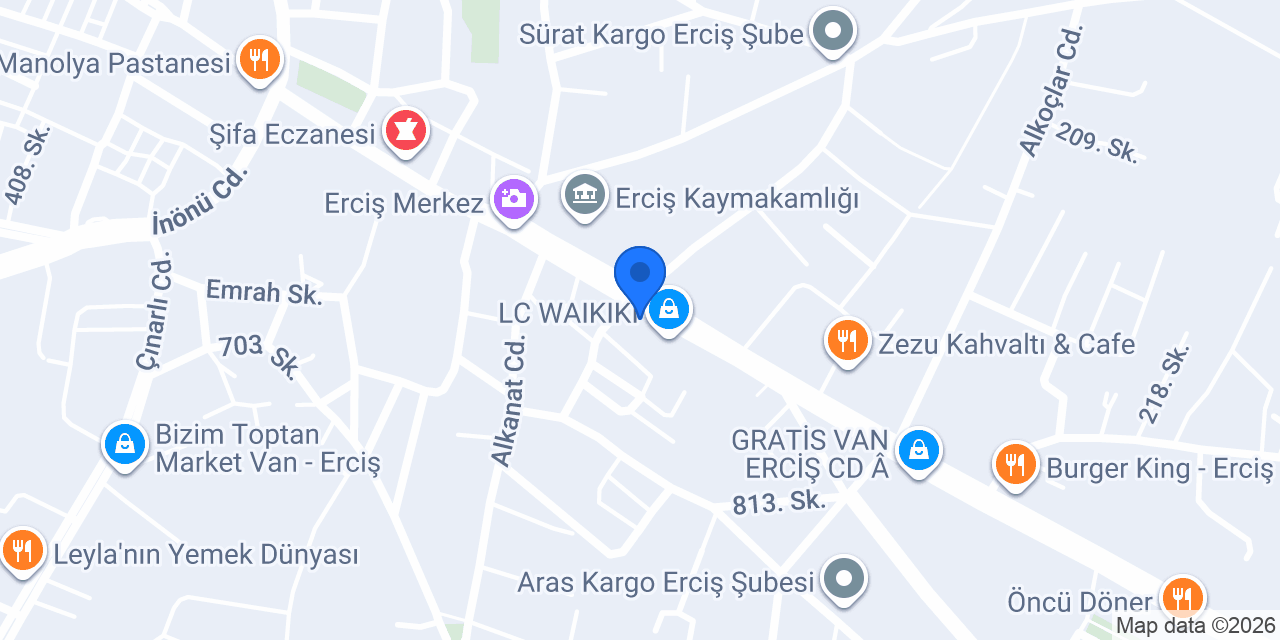 Nizam Usta Erciş konumu