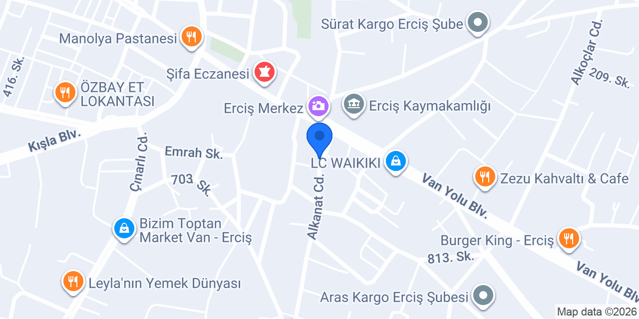 Emin Ticaret konumu