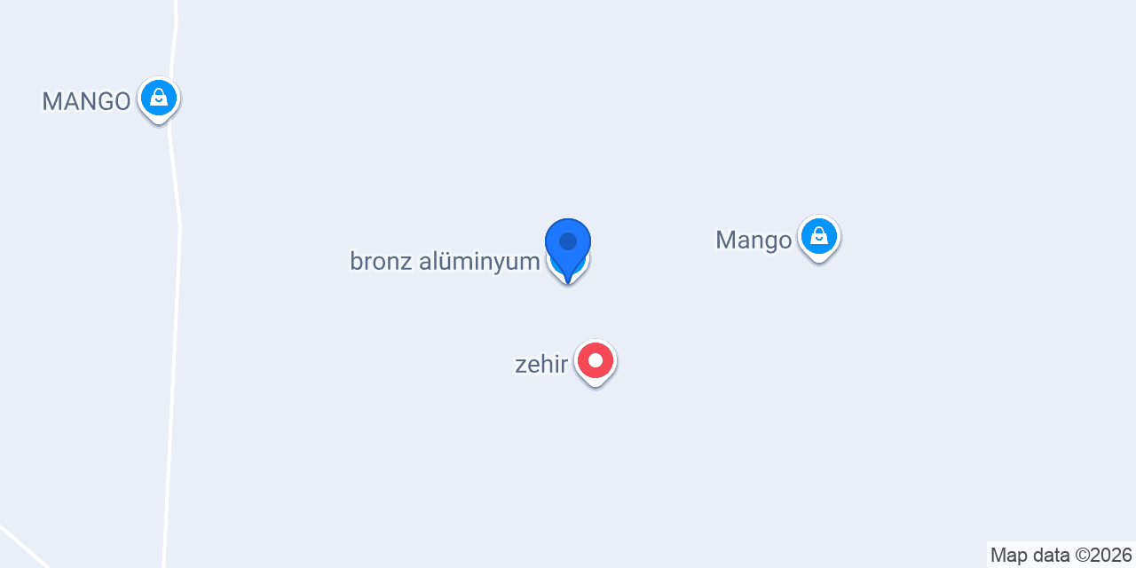bronz alüminyum konumu