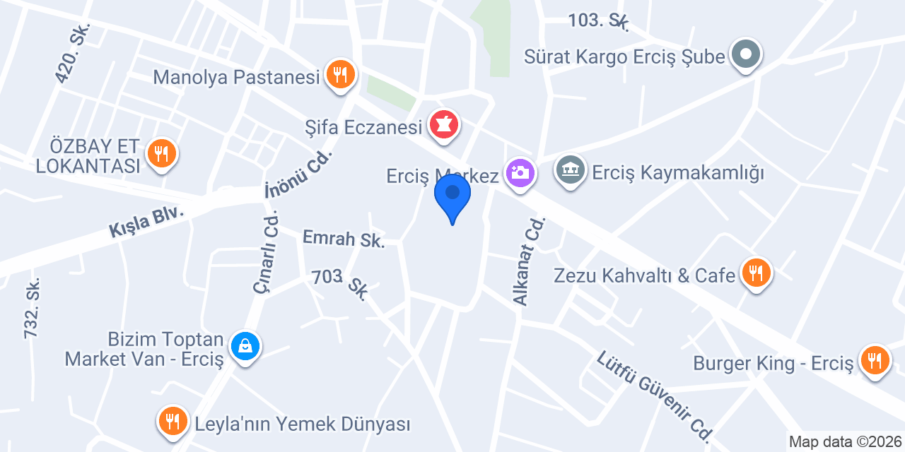 Öz Seyidoğlu Baklava konumu