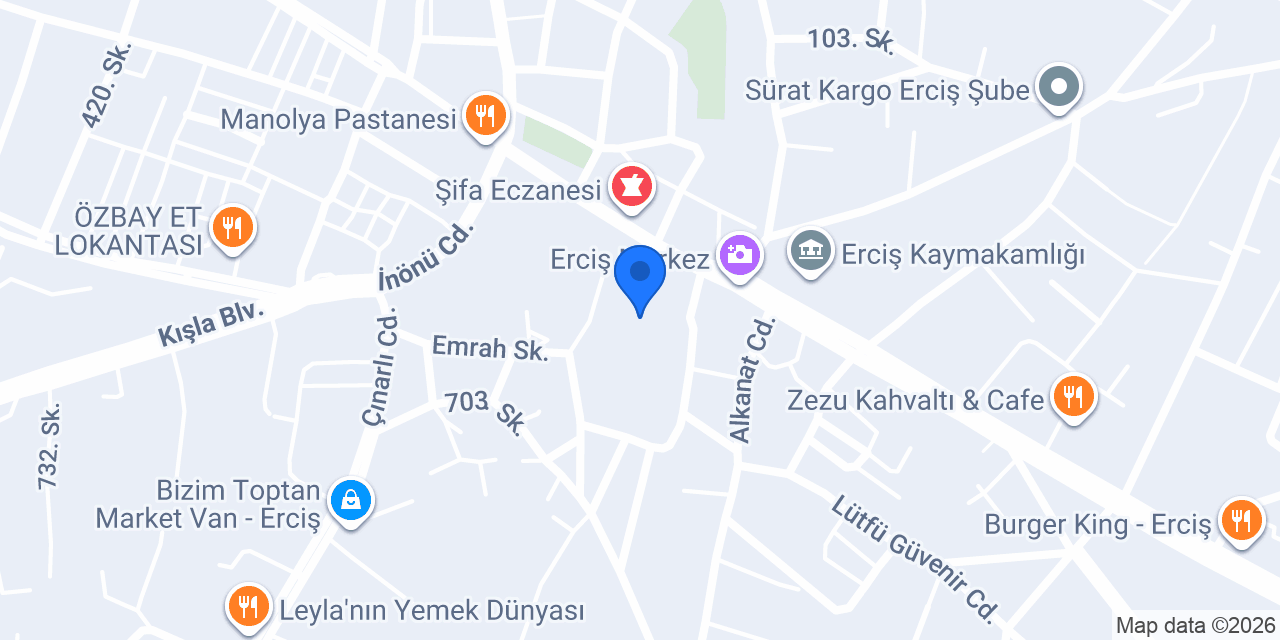 Bedirhanoğlu Otomotiv konumu