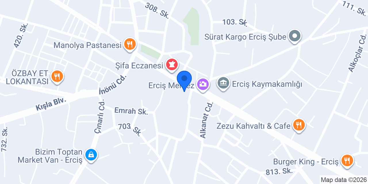 Erciş askeri malzeme konumu