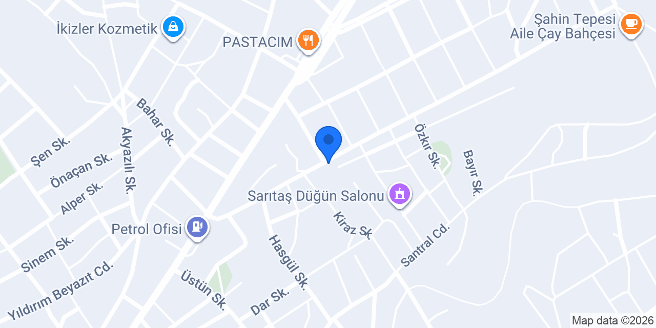 Emirdağ Cam balkon & pvc konumu
