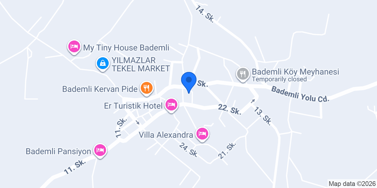 Bademli sokak lezzetleri konumu