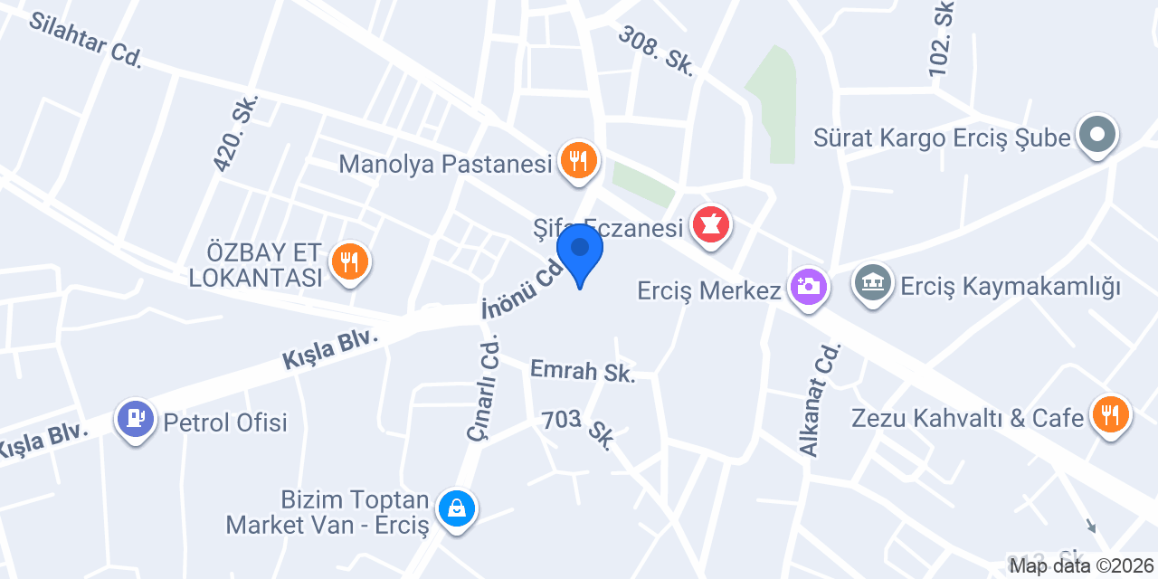 Ercişligençler Nargile&Tütün Dünyası konumu