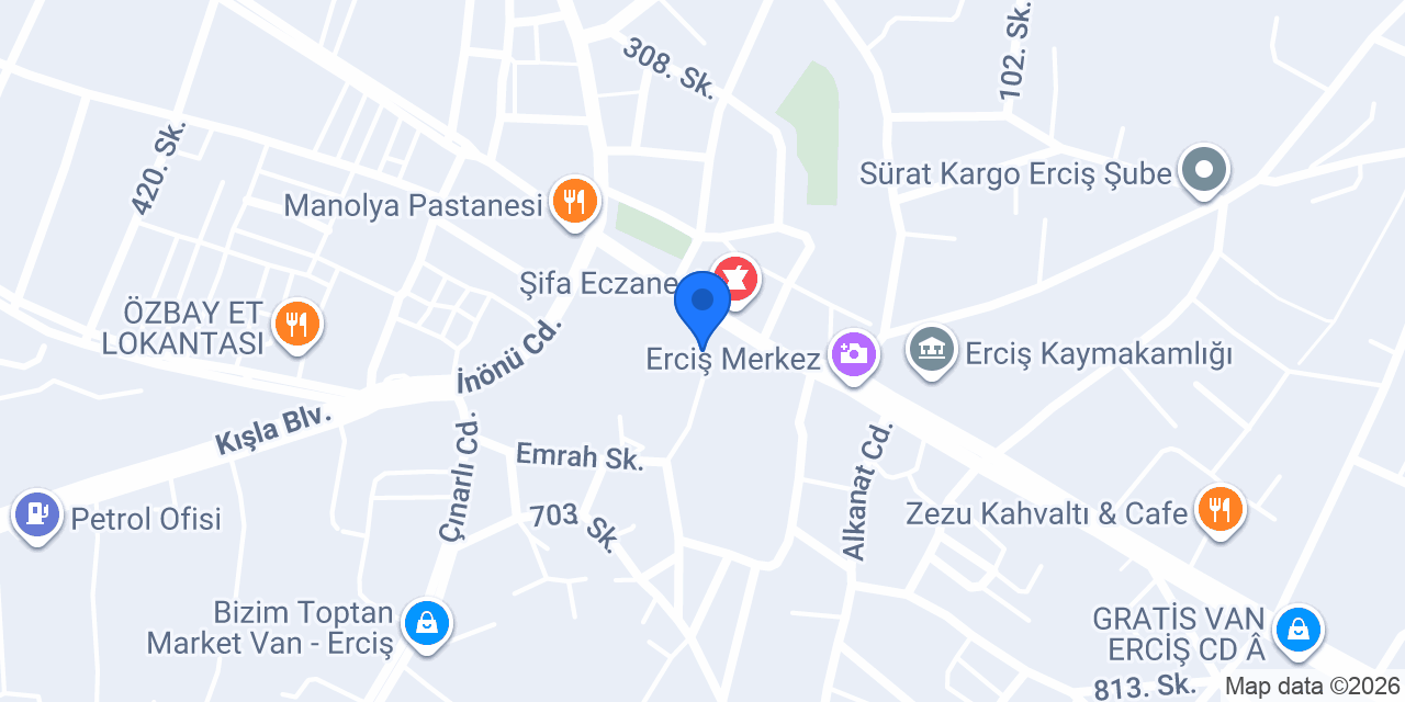 İSTANBUL PİLAVCISI (ERCİŞ) konumu