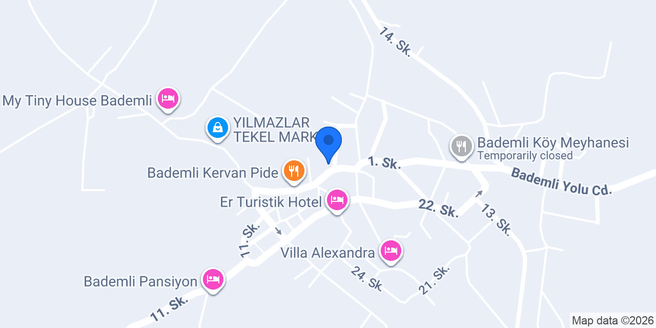 Avlu Bademli konumu