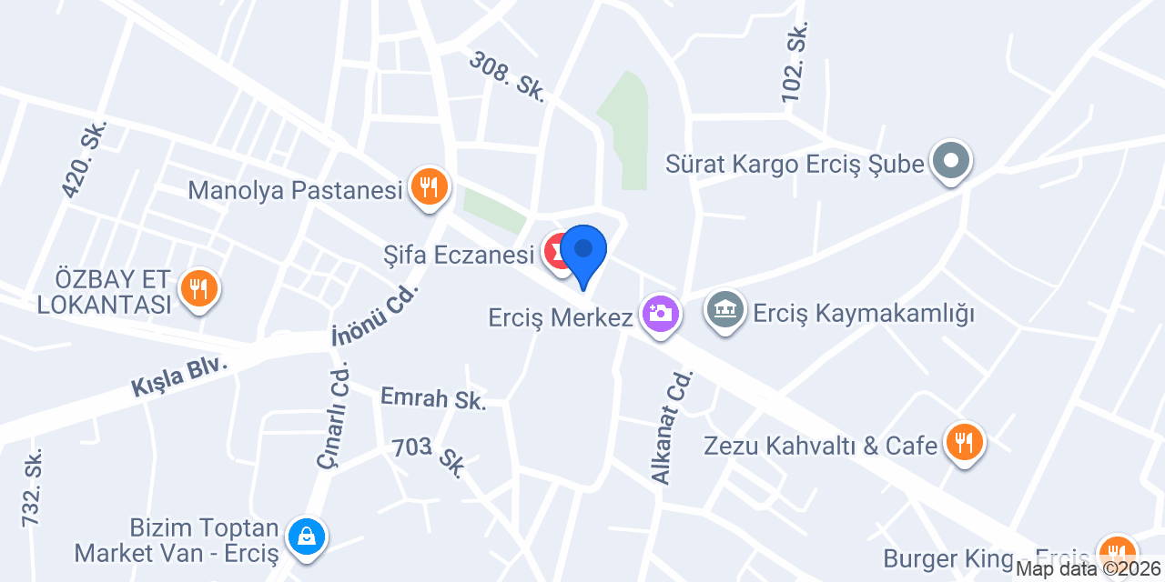 Erciş gelinlik konumu