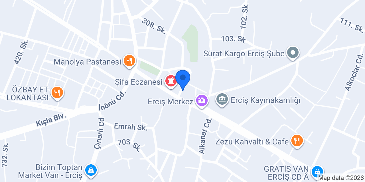 Karadeniz balıkçılık erciş konumu