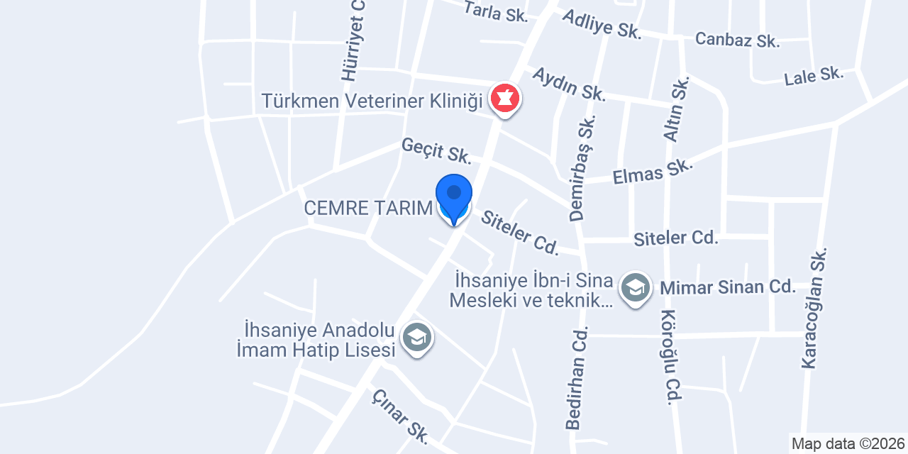 CEMRE TARIM konumu