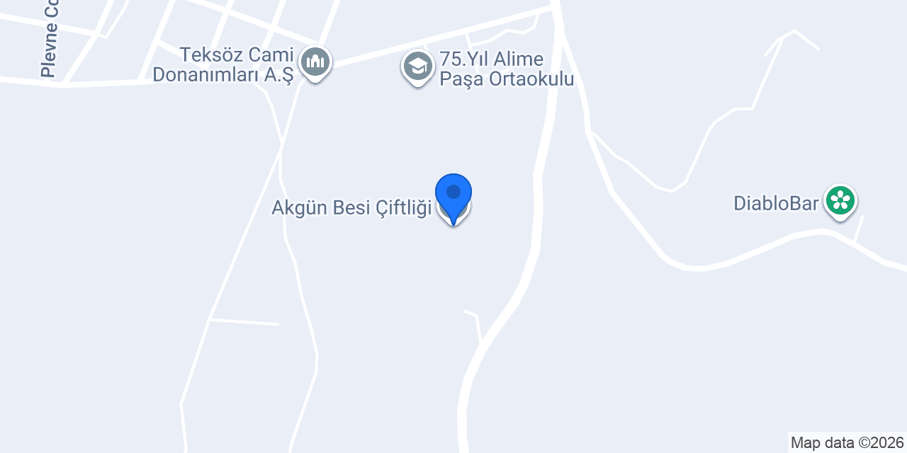 Akgün Besi Çiftliği konumu