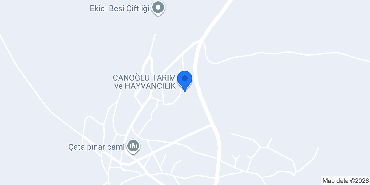 CANOĞLU TARIM ve HAYVANCILIK konumu