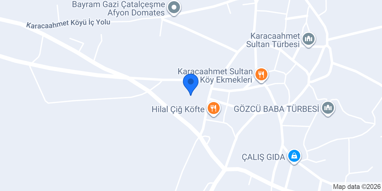 Karacaahmet Ortaokulu konumu