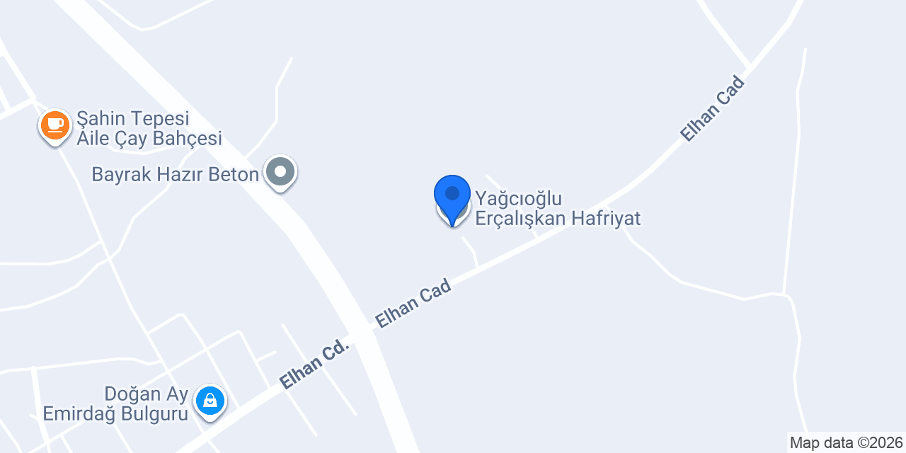 Yağcıoğlu Erçalışkan Hafriyat konumu