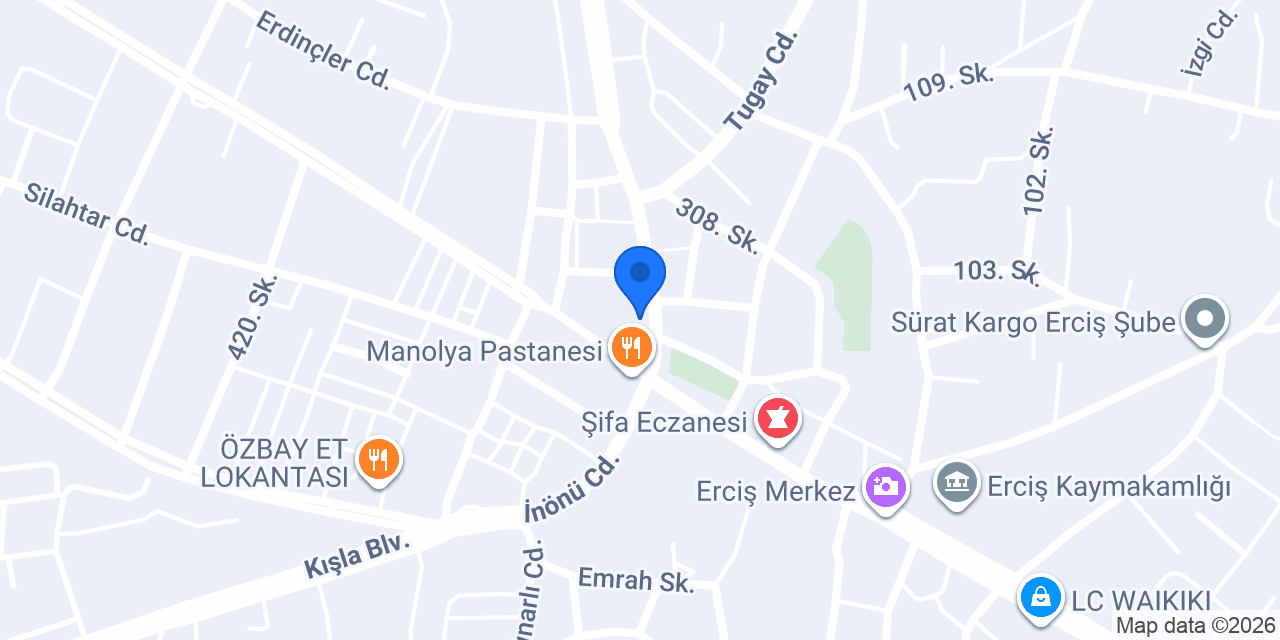 Beta İletişim konumu