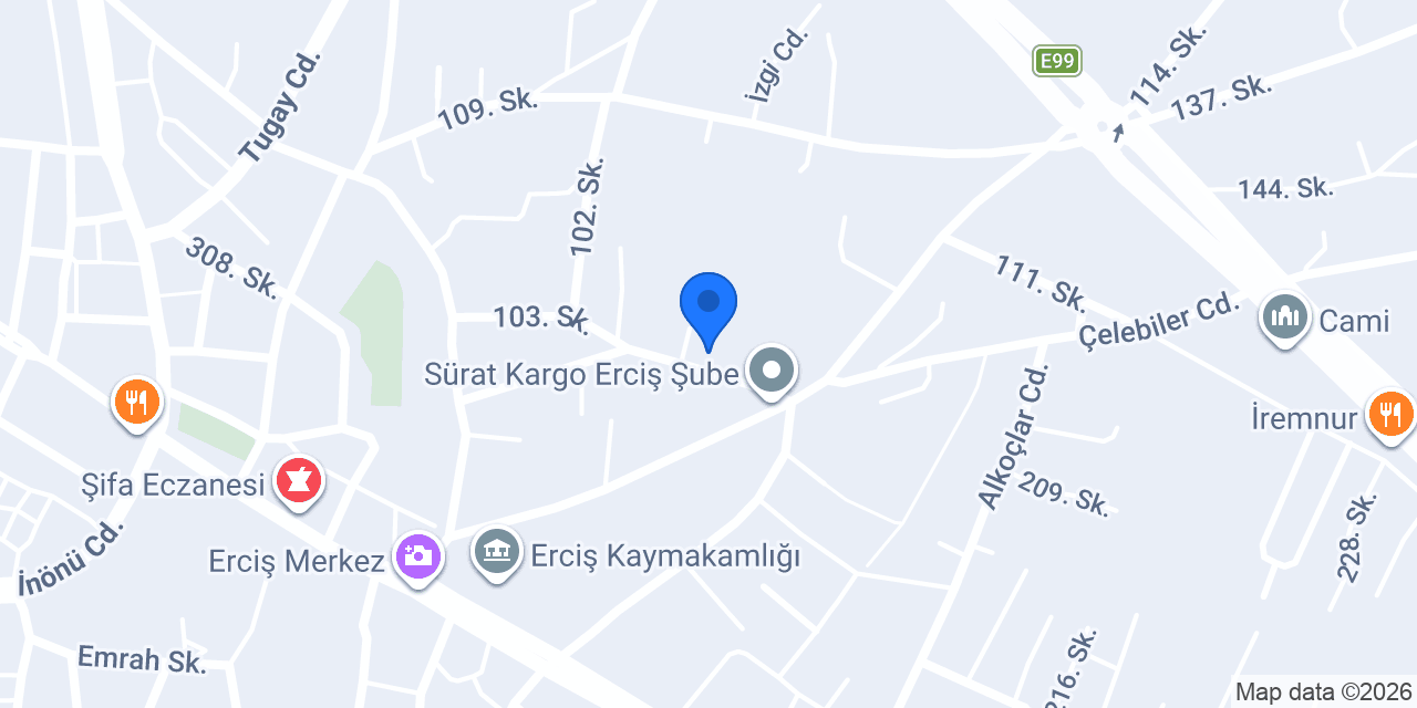 Erciş Ziraat Odası Başkanlığı konumu