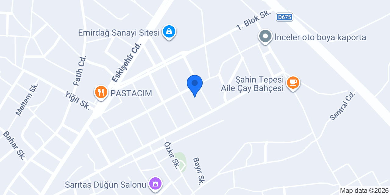 Özcanlar mobilya konumu