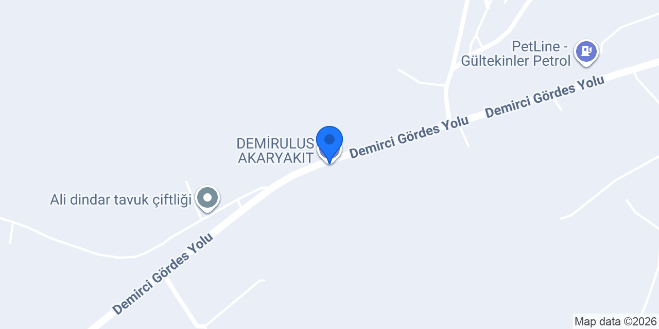 DEMİRULUS AKARYAKIT konumu