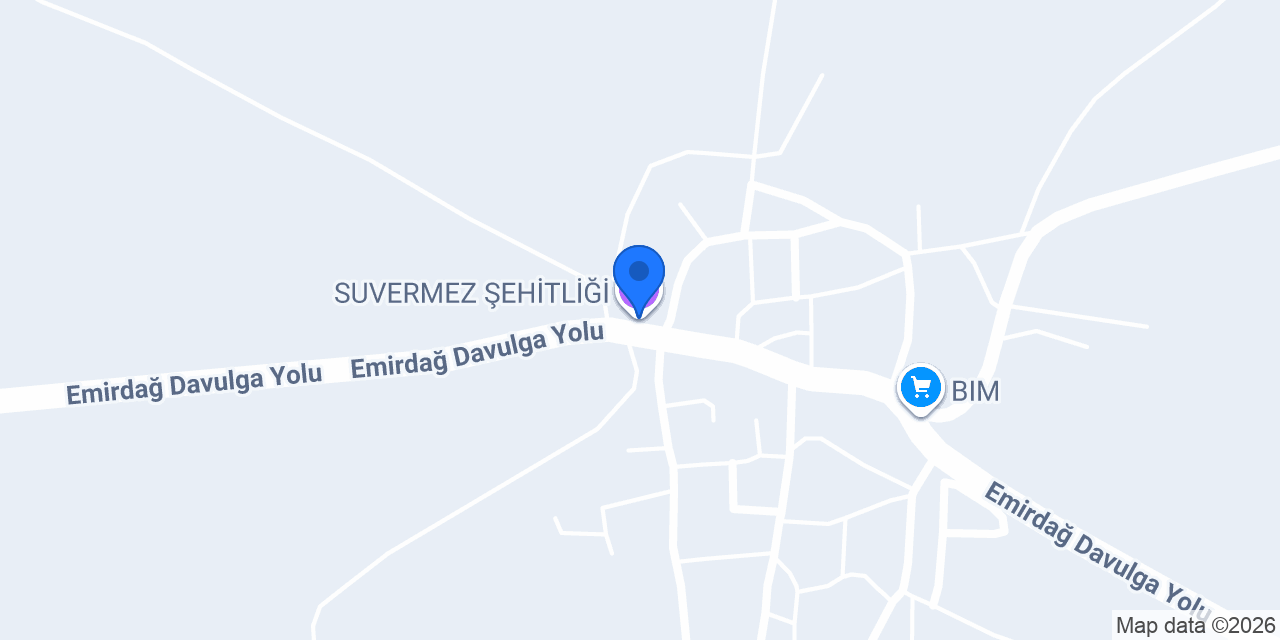 SUVERMEZ ŞEHİTLİĞİ konumu
