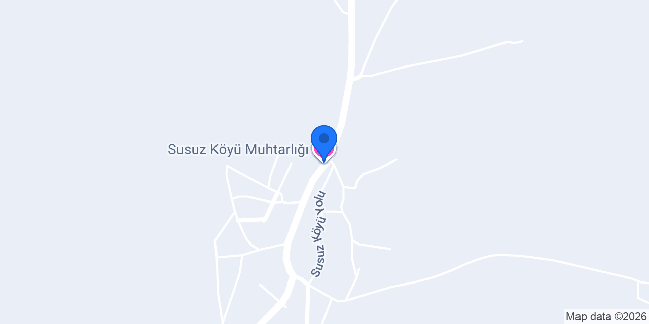 Susuz Köyü Muhtarlığı konumu