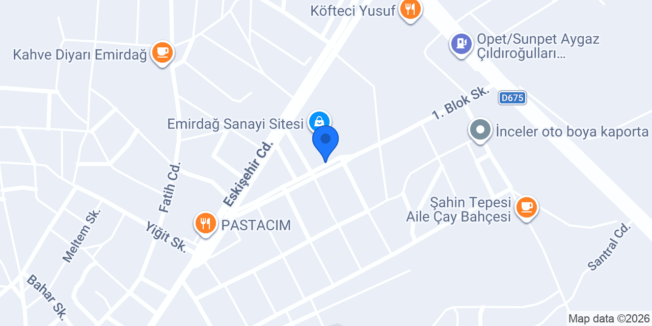Tanem Pide Kebap Salonu konumu