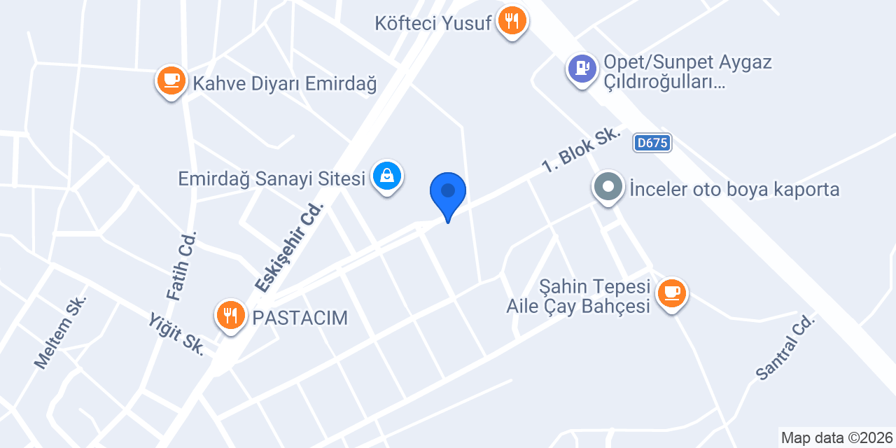TURCAR OTOMOTİV konumu