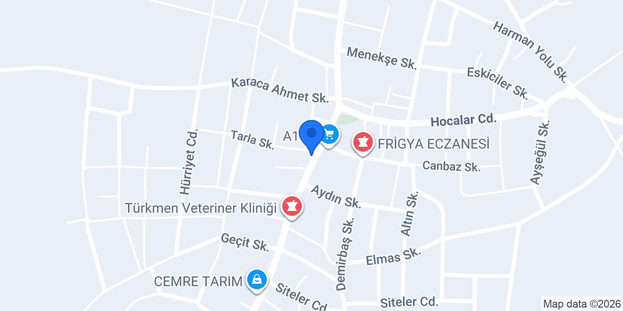 Öztürk Sarrafiye konumu