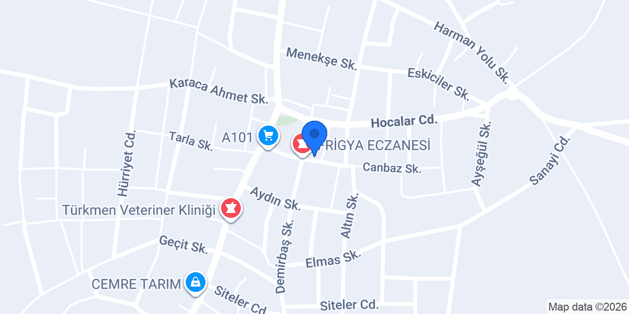 Diş Hekimi Bayram Sergen ŞEN konumu