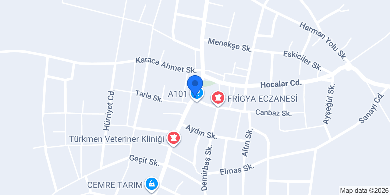 İhsaniye Belediyesi konumu