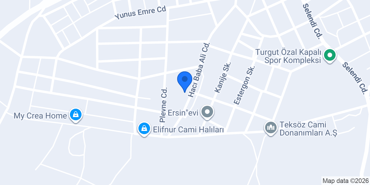 Tavus Halıcılık konumu