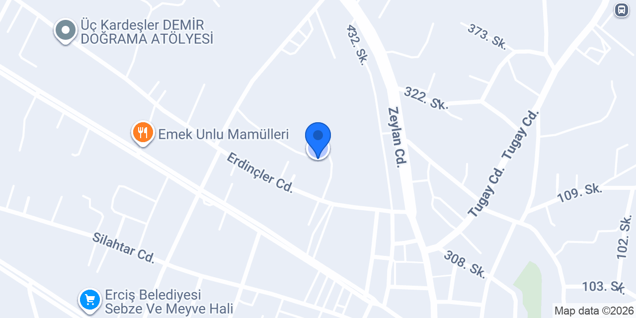 Ercis Cekici Vinc Hizmetleri konumu