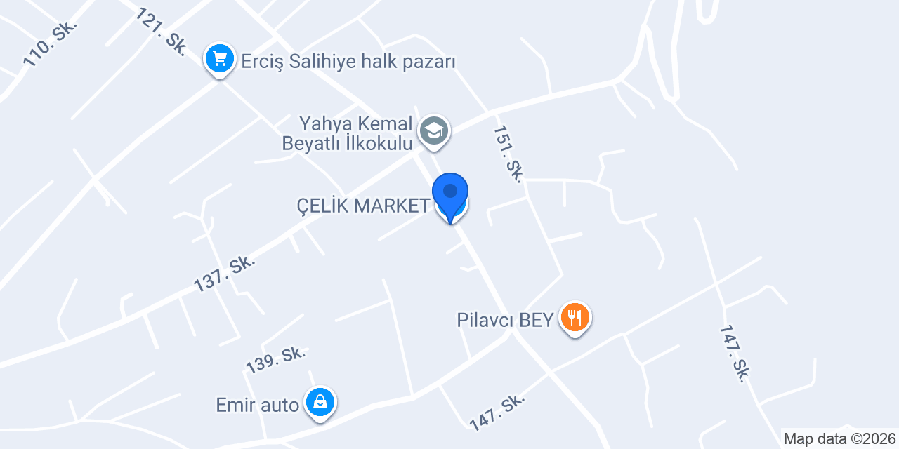 ÇELİK MARKET konumu