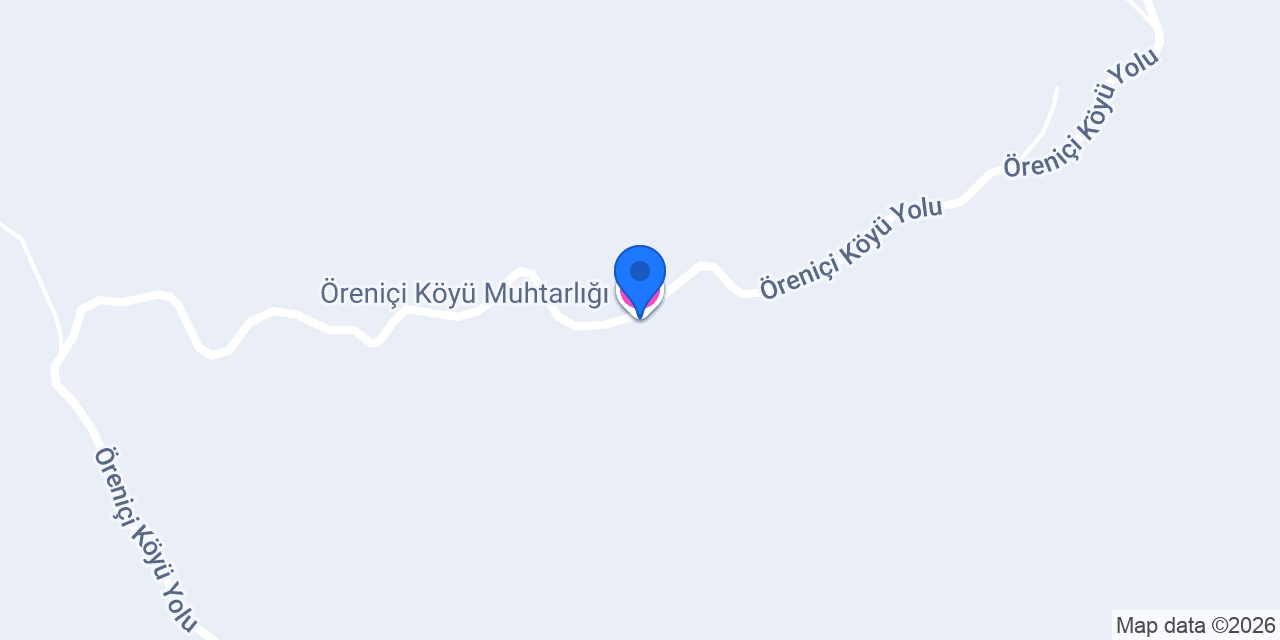 Öreniçi Köyü Muhtarlığı konumu