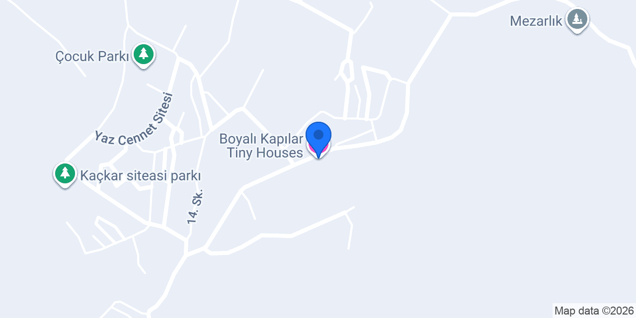 Boyalı Kapılar Tiny Houses konumu