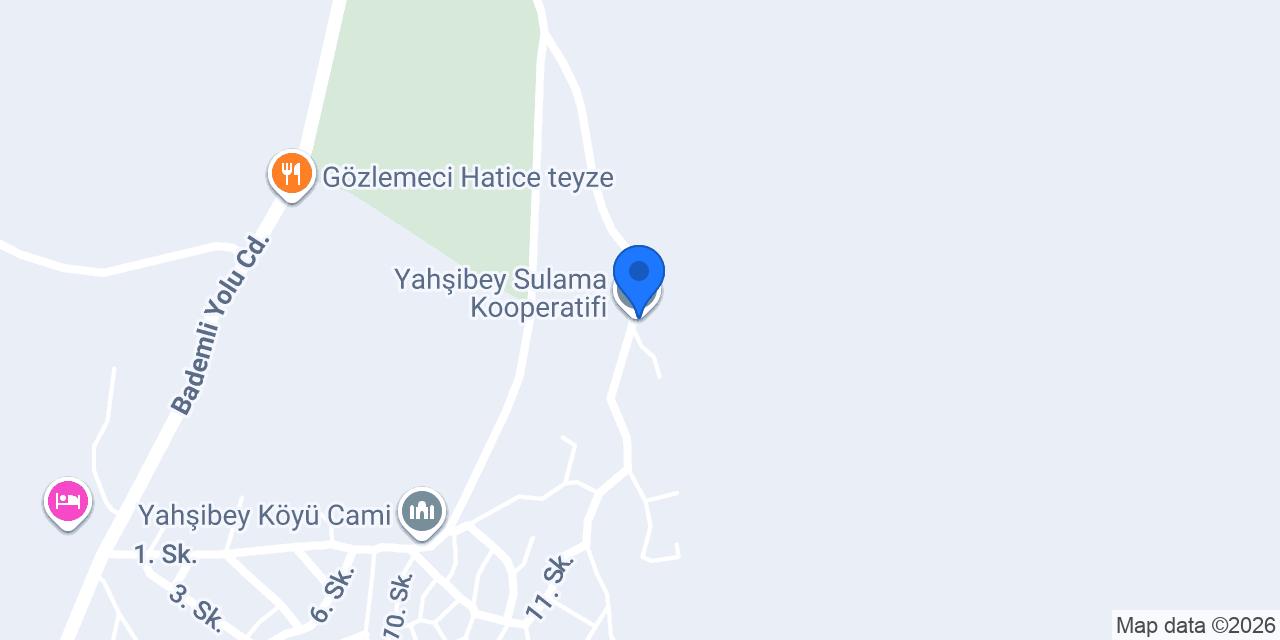 Yahşibey Sulama Kooperatifi konumu