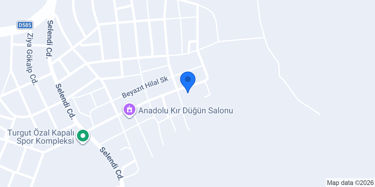 Demirci Anadolu Lisesi konumu