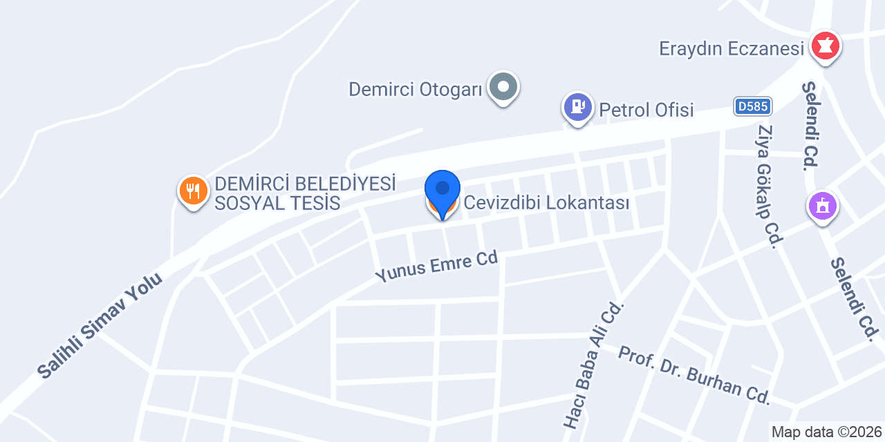 Cevizdibi Lokantası konumu