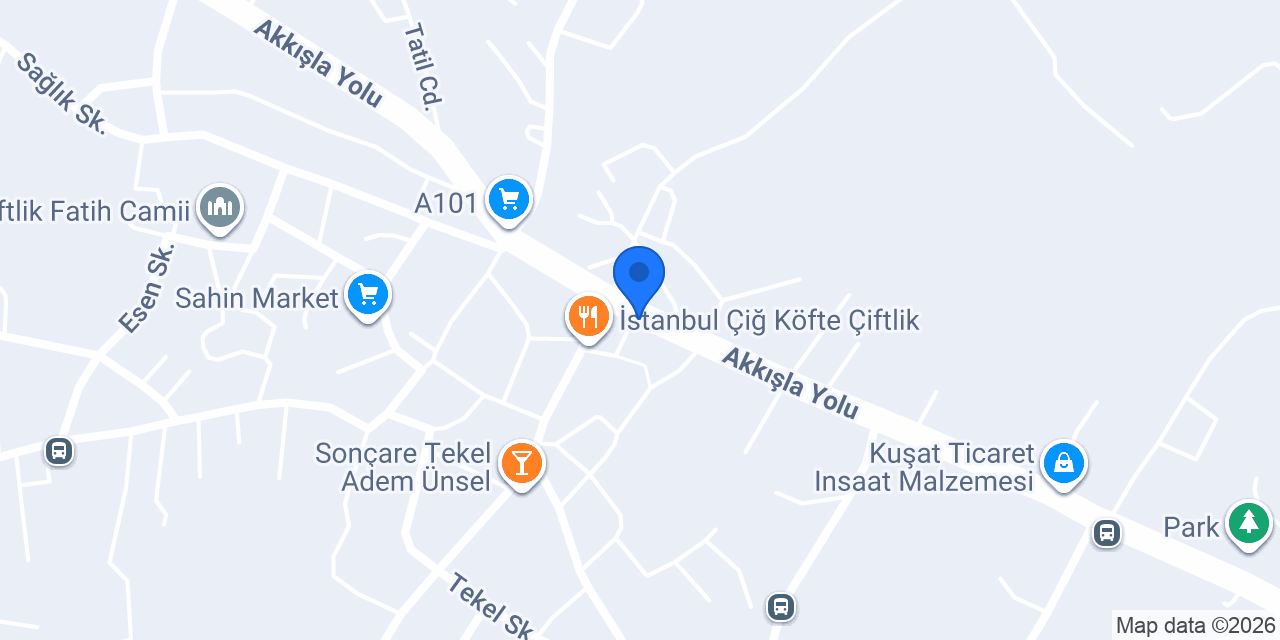 Yıldırım Veteriner Kliniği konumu