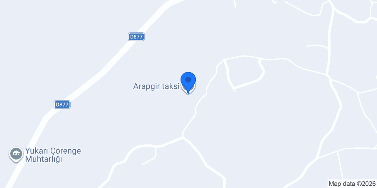 Arapgir taksi konumu