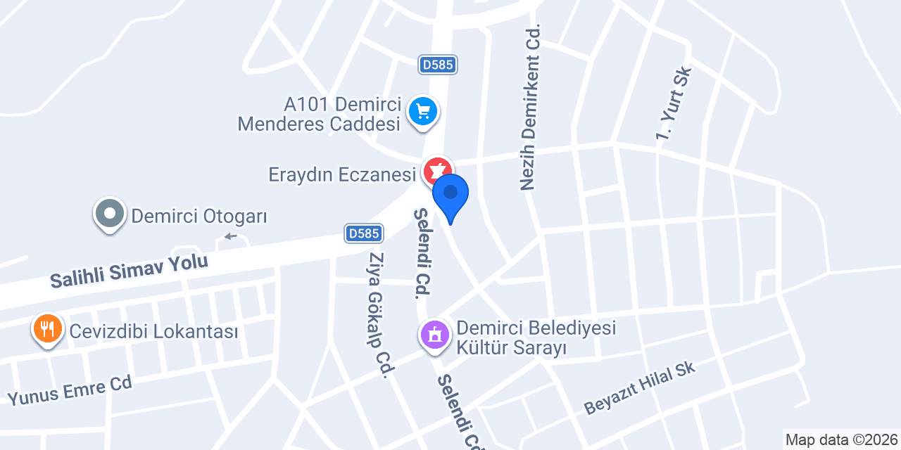 Miraç Ahşap konumu