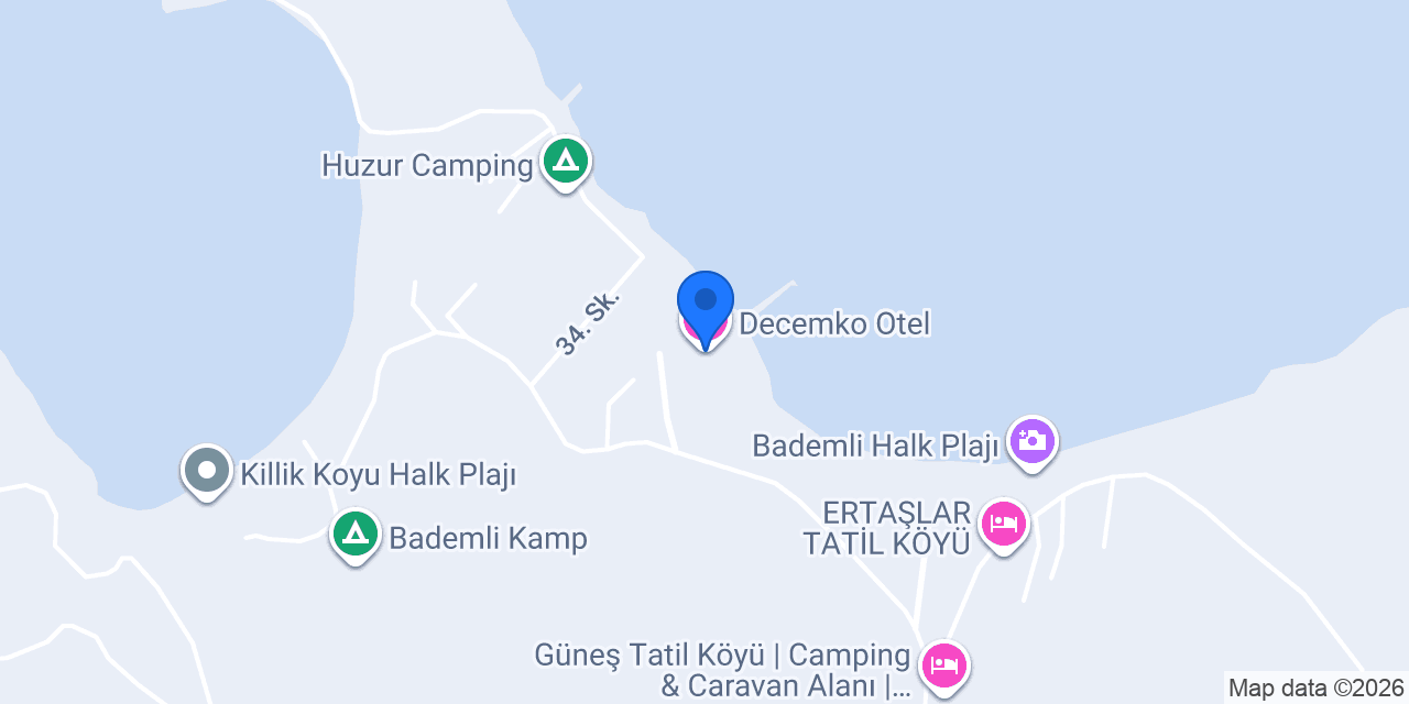Decemko Otel konumu