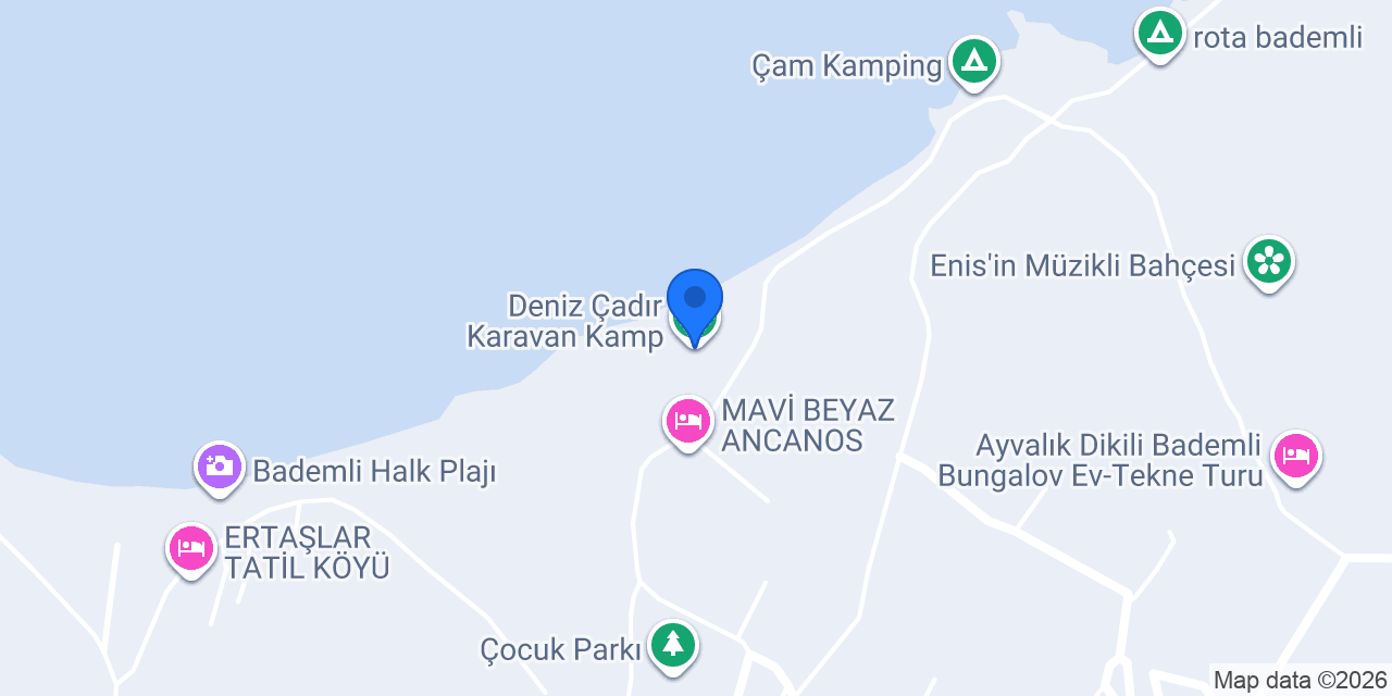 Deniz Çadır Karavan Kamp konumu