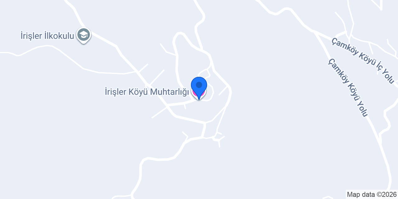 İrişler Köyü Muhtarlığı konumu